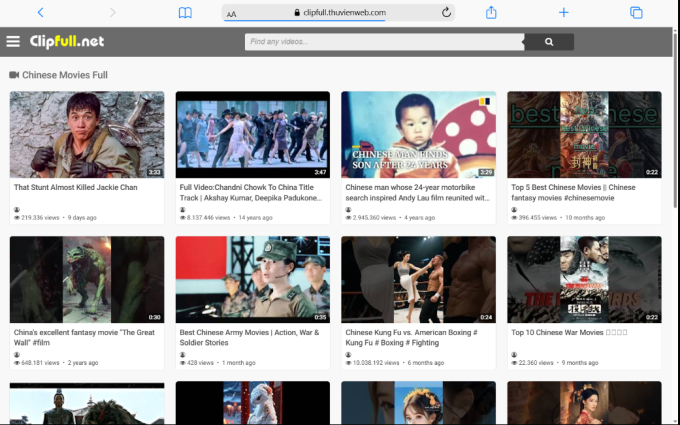 Code website video clipfull